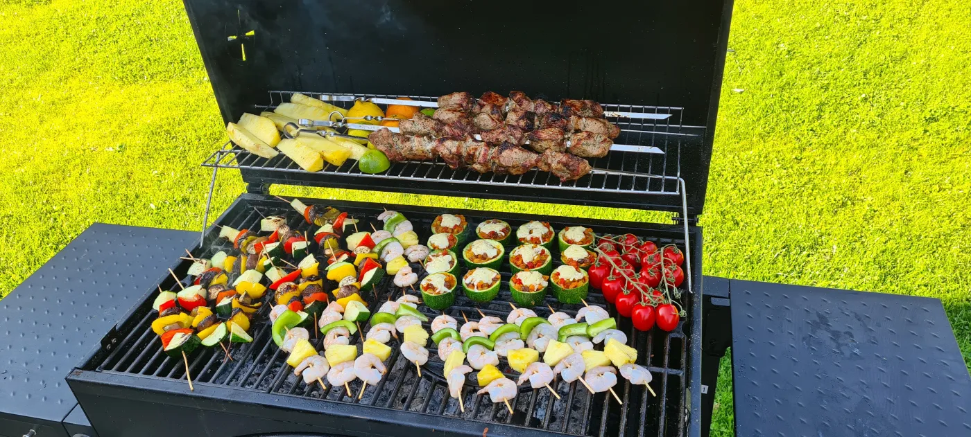 Grill patiekalų rinkinys nuotrauka