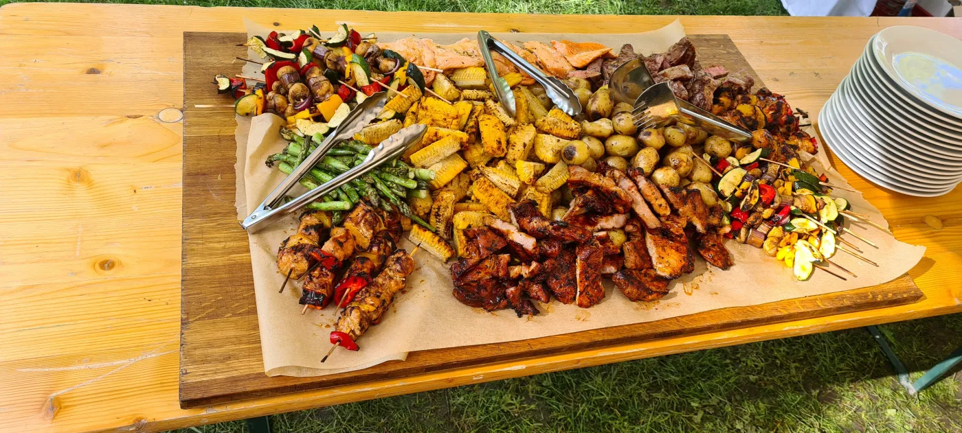 Grill patiekalų rinkinys nuotrauka